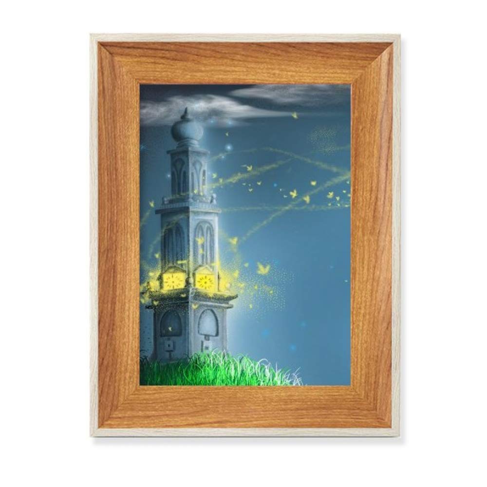 Marco de fotos de madera para escritorio pintura de Faro Fuying