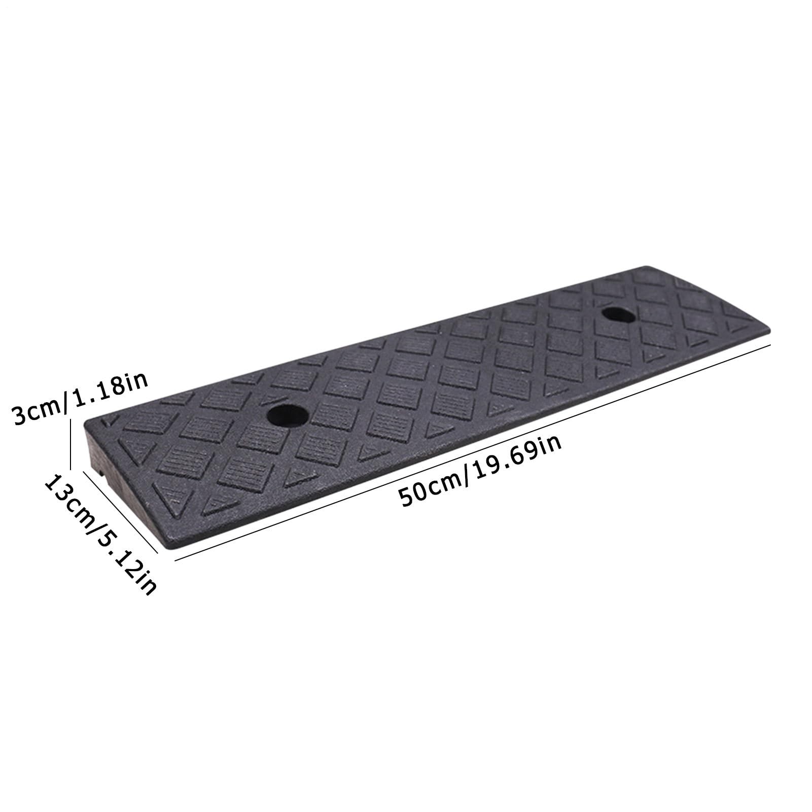 Rampa Per Soglia - Rampa Di Accesso, Rampe A Barbazzale, Rampe Carrabile Per Marciapiede Per Auto Per Garage, RampaSoglia Antiscivolo, Facile Da Trasportare E Riporre, Per Gradini Di 3-8 Cm Di Altezza
