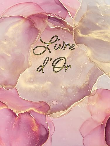 Livre d'Or Mariage: Ce livre relié avec une couverture rigide et 100 magnifiques pages en N/B , est un support aux témoignages d'amour et d'affection de vos proches et de votre famille.