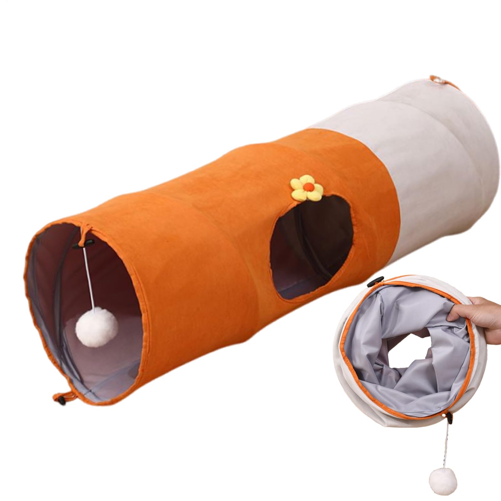Cueva de Gatos antiarañazos: Solución Interactiva con Bola para Dormitorio