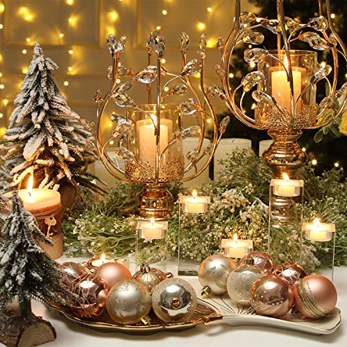 Sea Team 30er-Pack 60mm bemalte glitzernde Weihnachtskugeln – Ansicht 3