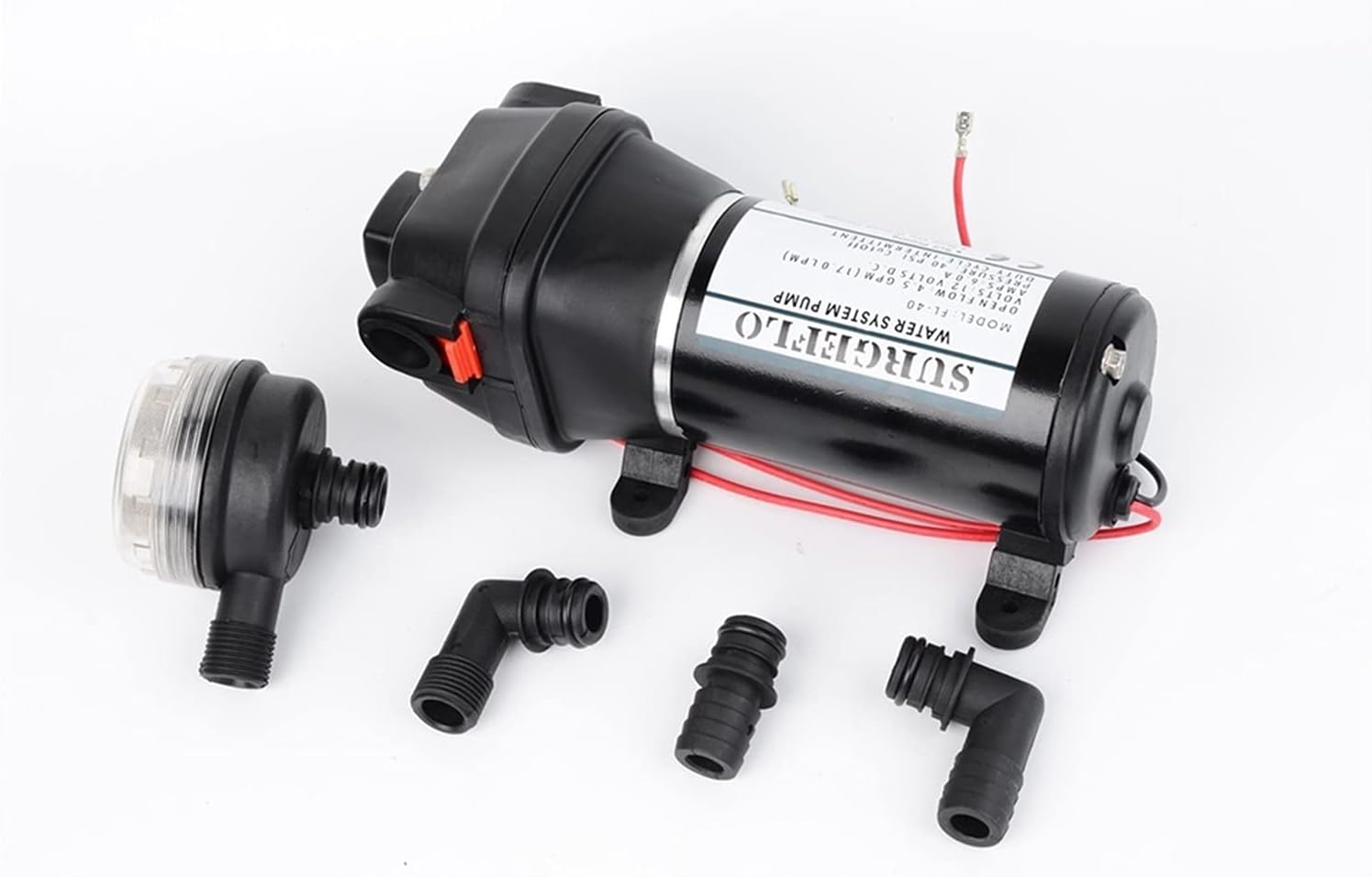 ZTBH Stainless Steel Booster Pump Lawn Jet Pumps Low Pressure Electric Diaphragm Pump Dc 12v/24v, for Irrigation Motorhome Car Water Supply for Home Garden Water Transport Irrigation (Color : 24V)