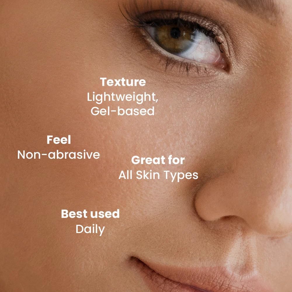 Clay-Co Matcha Enzyme Face Scrub | AHA + BHA Exfoliating Facial Scrub | Deep Pore Cleansing & Blackhead Removal | Skin Brightening & Texture Refining | For Oily, Acne-Prone & Combination Skin | 70g