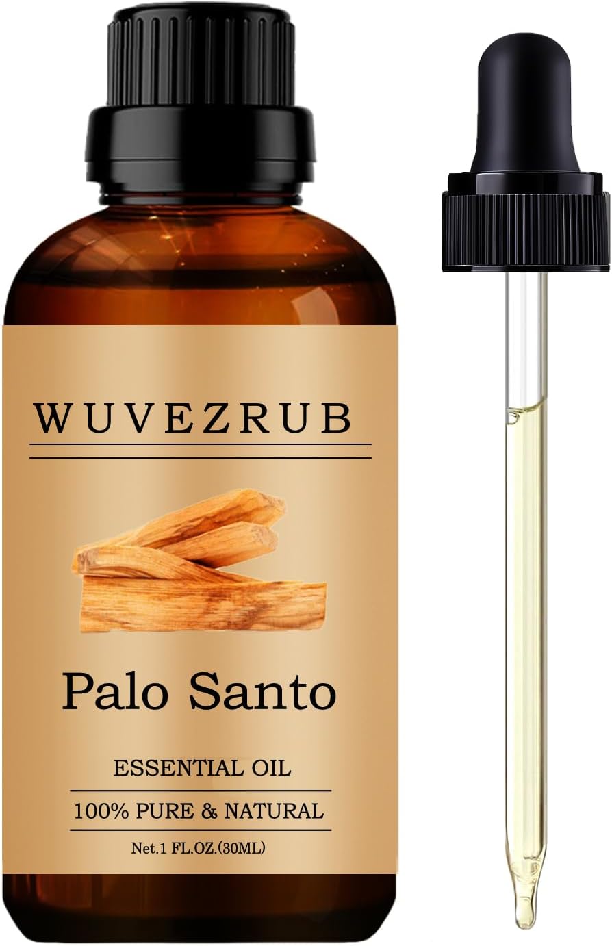 Palo Santo Essential Oils Organic, 30ML Pure and Natural Essential Oil for Aromatherapy Diffuser - Palo Santo / 1 Fl Oz