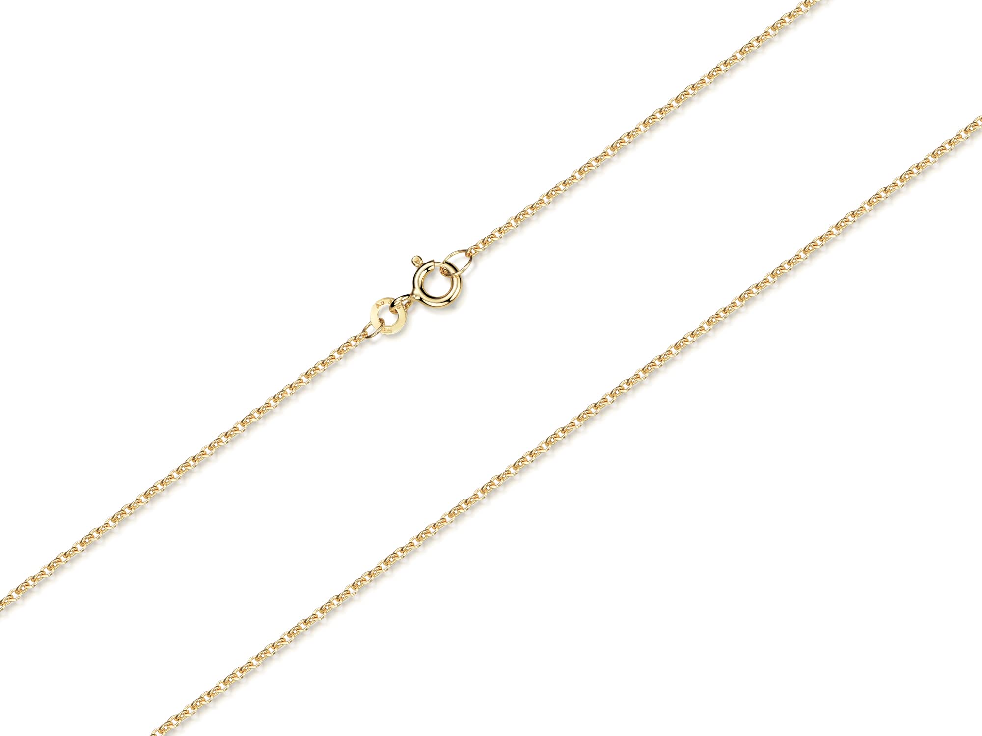 Erbskette 1,5mm Breite, Kinderkette - 333 Gold, Längen wählbar von 32-37cm