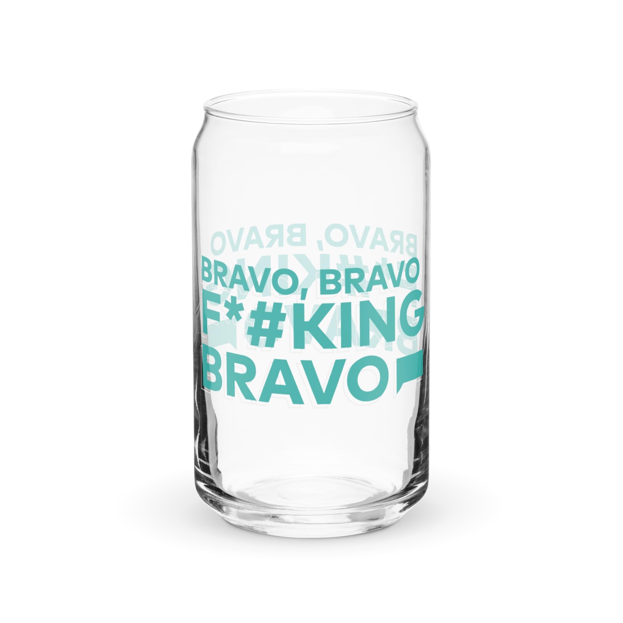 Bravo - The Real Housewives of Beverly Hills 16 oz. Can Shaped Glass - Officially Licensed (F*#king Bravo)