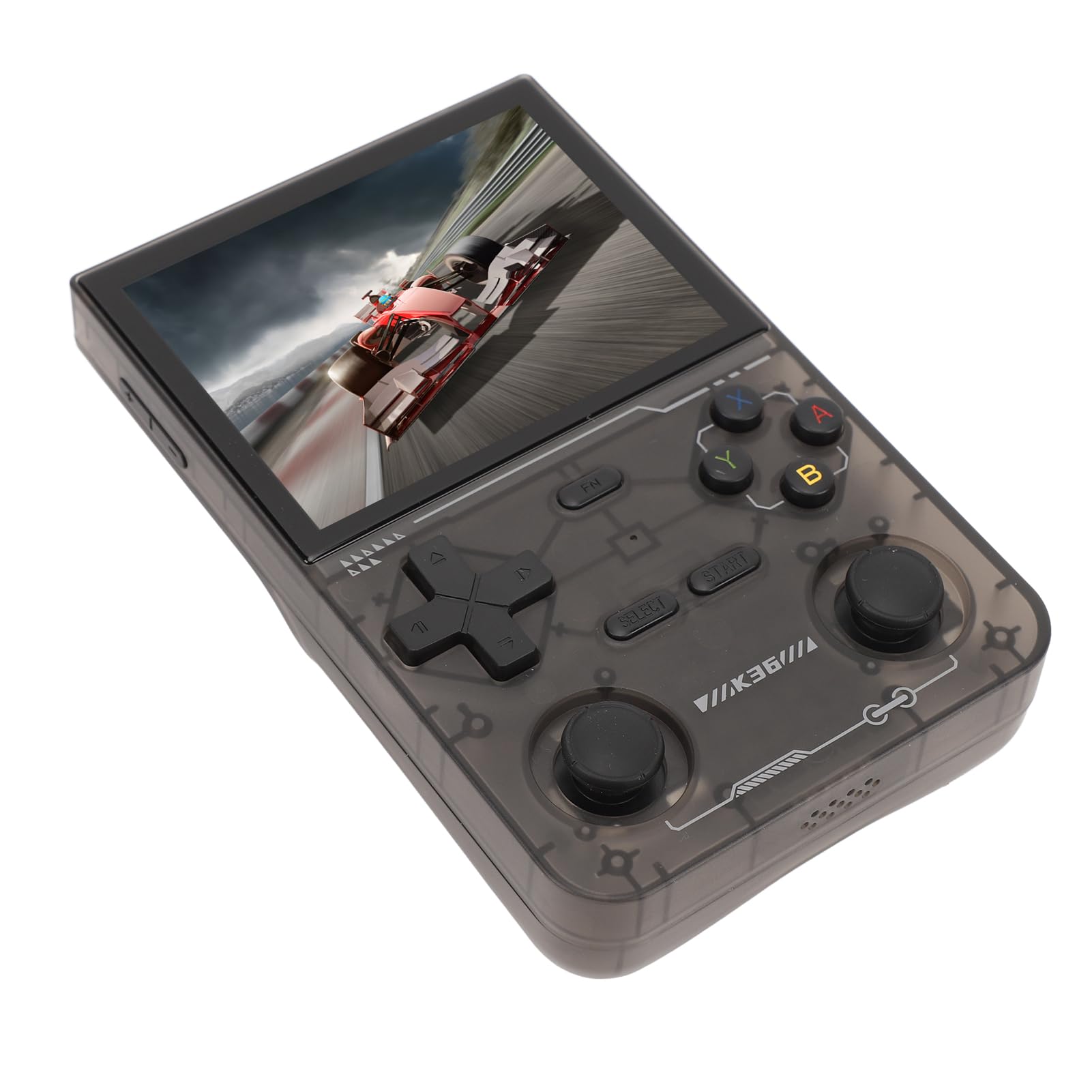 Eujgoov Podwójny Joystick Retro Przenośna Konsola Gier 3.5 -CCHEN -SKREEN PRAWEDNI DLA Rozrywki Wolnej, Abs (BLACK)