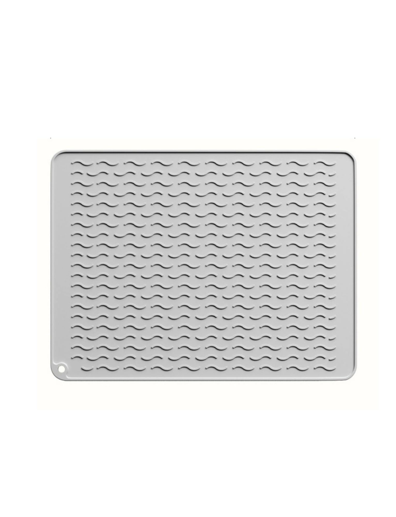Silikon-Geschirrmatten für Küchenarbeitsplatten, rutschfeste Drainage- und hitzebeständige Trockenmatten, extra groß für vielseitigen Gebrauch, 55 x 65 cm