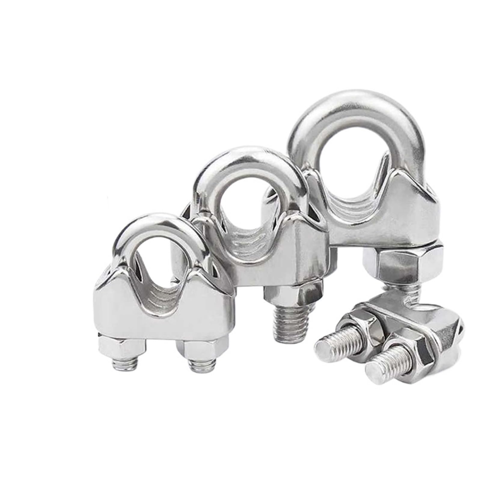 Morsetto per fune metallica, Clip for fune metallica tipo U in acciaio inossidabile 304 di diverse dimensioni(M24)