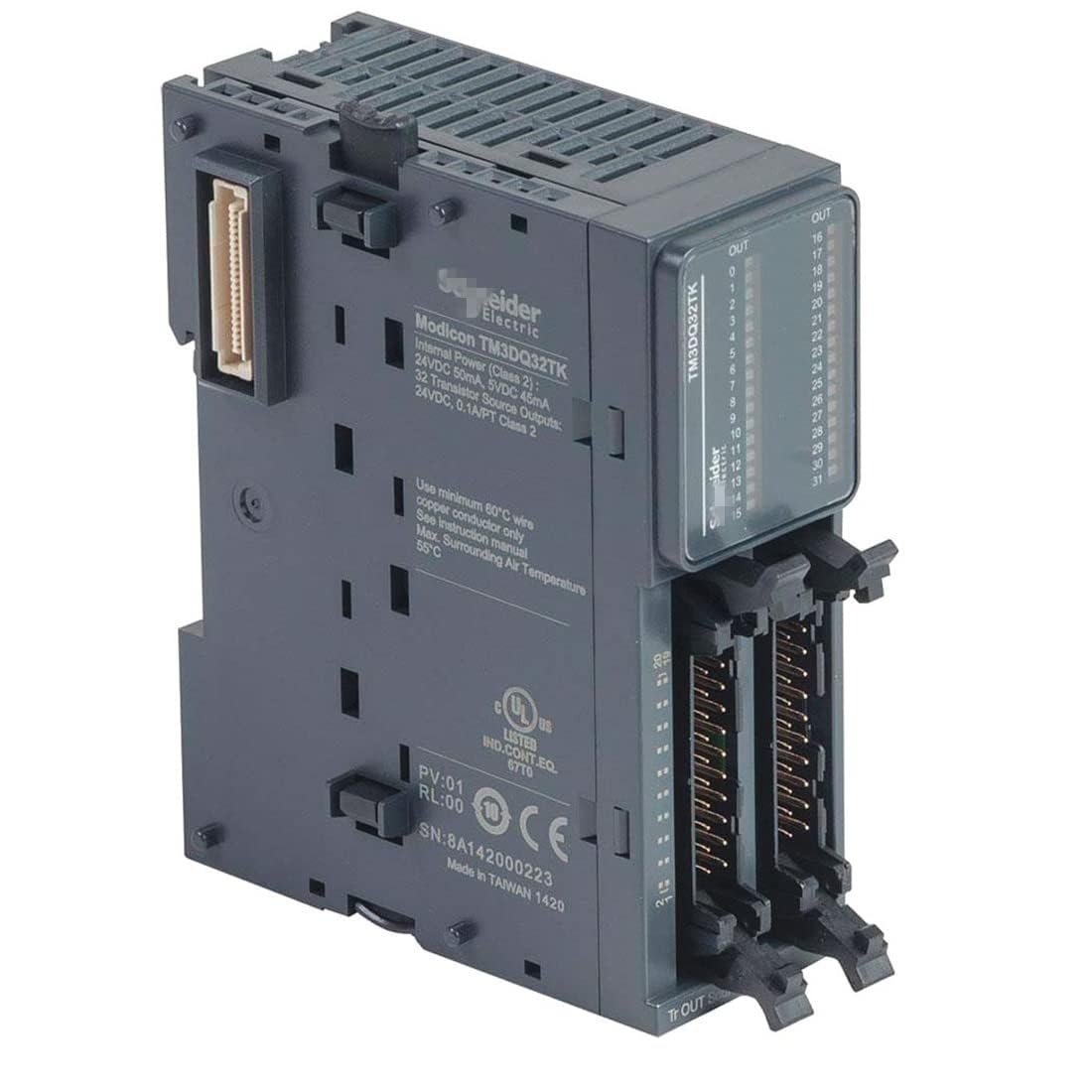 Módulo de salida TM3DQ32TK Schneider Modicon extensión PLC de transistores en caja