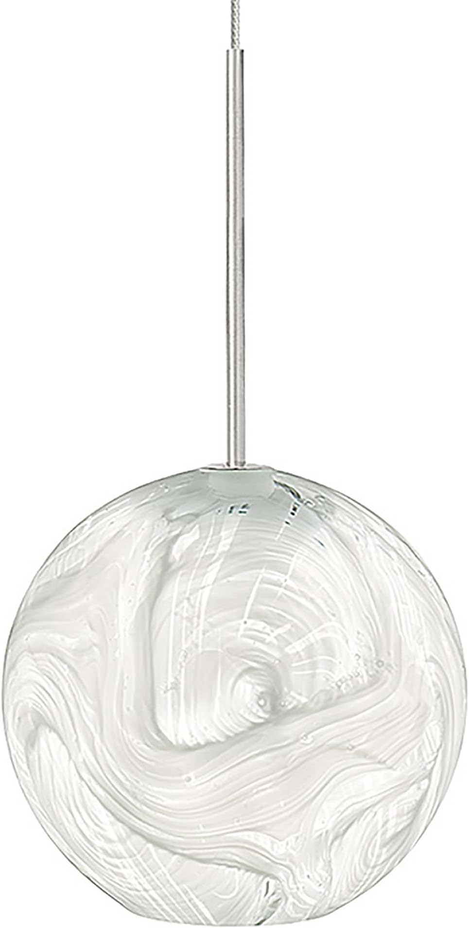 LBL HS349OPSC1B35MPT, Paperweight Mini Low Volt Glass Pendant, 1LT, 15watt Halogen (Includes Mini Desk Fan)