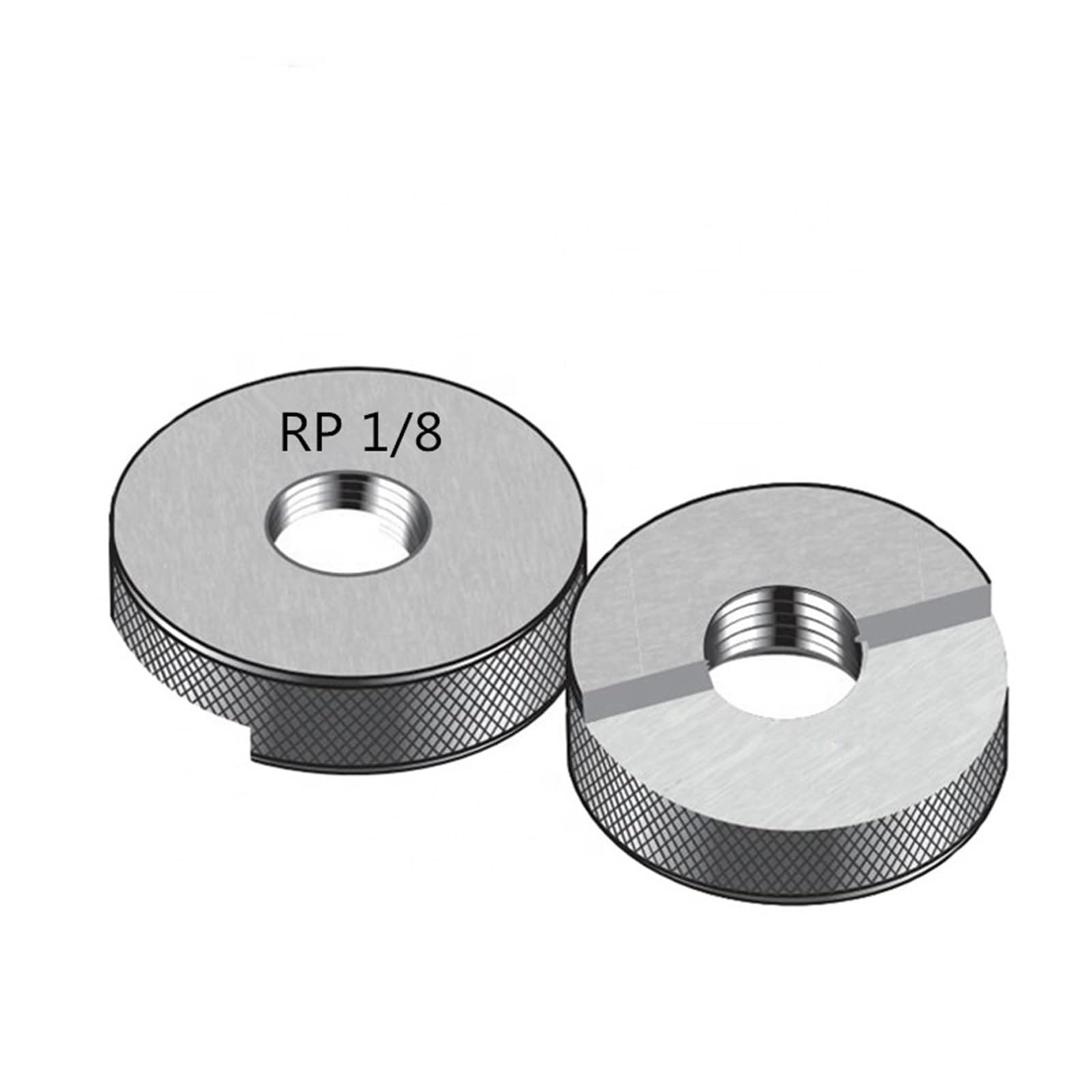 1 Stk. 1/8 Rohrgewinde-Lehrring 3/8 1/2 3/4 RP1'' 2''(RP 3I4,RP Thread Ring Gauge)
