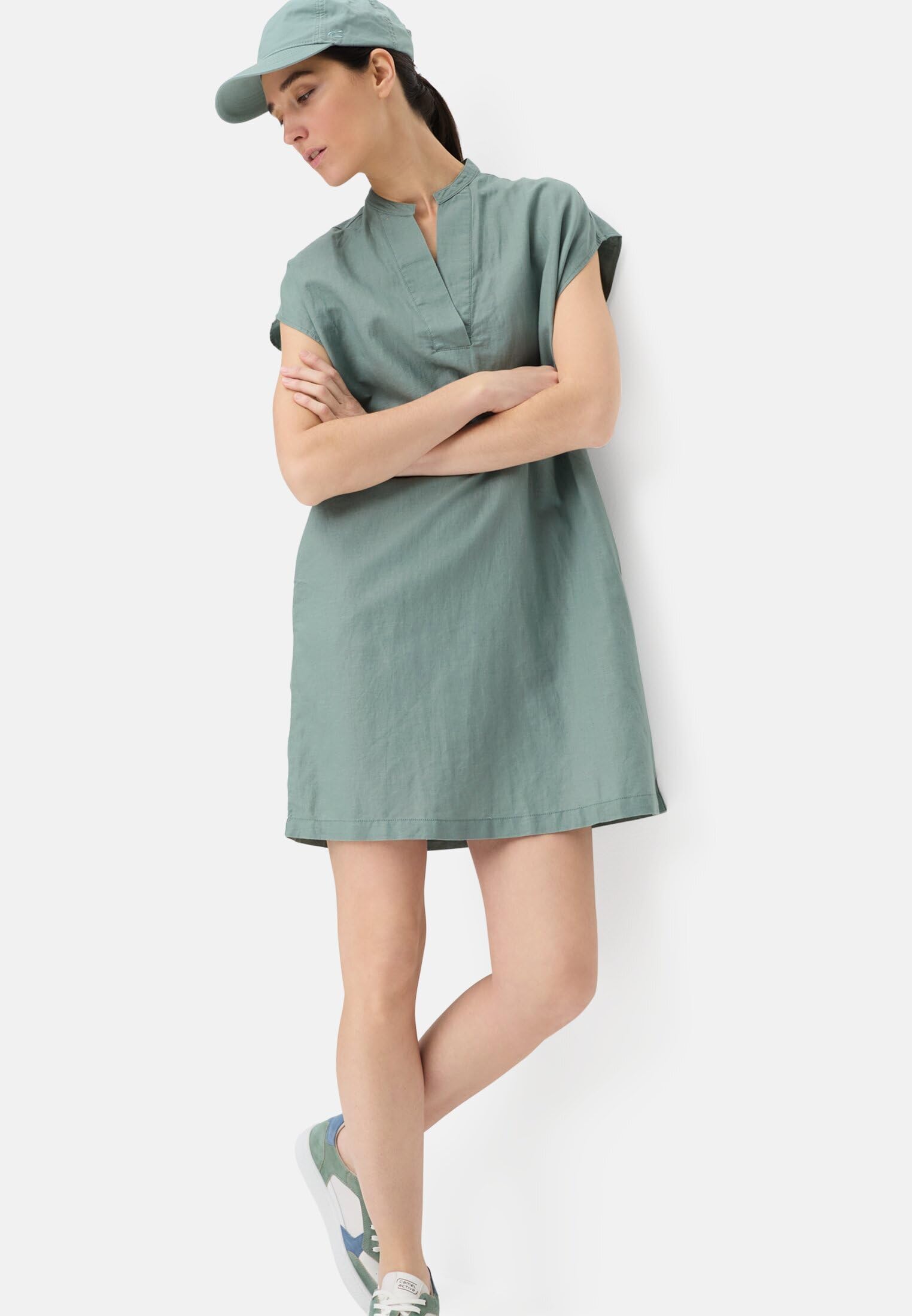 camel active Damen Kleid mit seitlichen Taschen