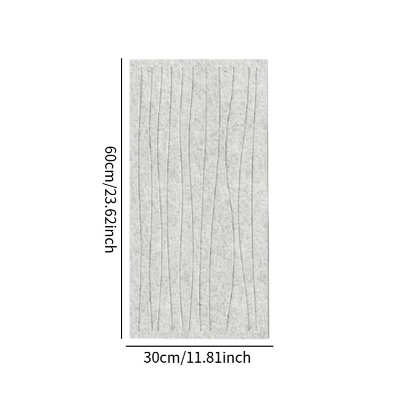 6 Pezzi Pannelli Acustici Art Pannelli Isolanti Fonoassorbenti Parete Pannelli Decorativi in Feltro Poliestere Riduzione Acustica Adatti per Studio, Grigio Argento