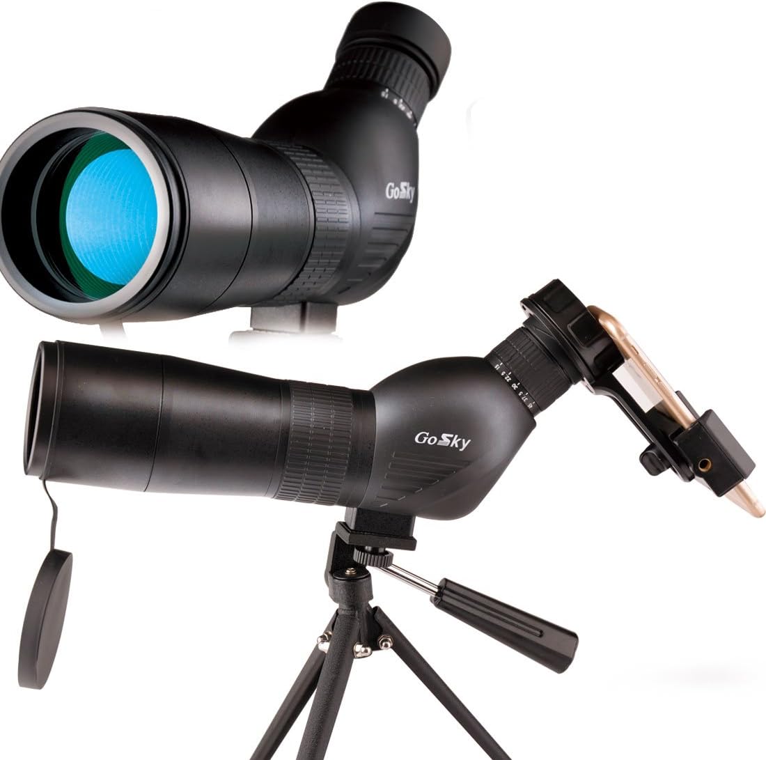 Gosky Spotting Scope for Bird Wacthing 1545x 60 Porro Prism Spotting