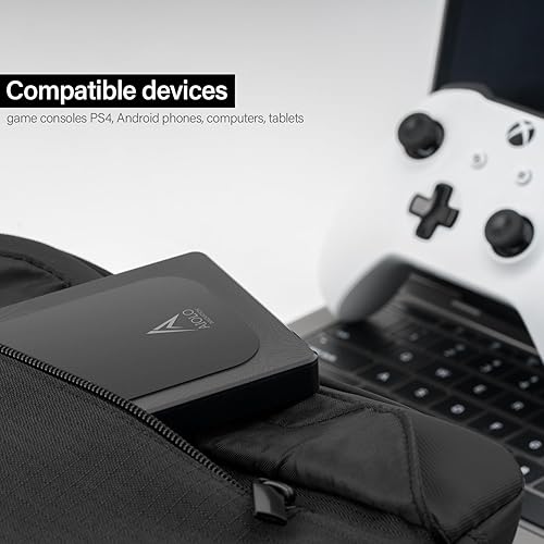Miniatura 6 de Aiolo Innovation Disco duro externo portátil ultradelgado de 320 GB HDD-USB 3.0 para PC, Mac, portátil, PS4, Xbox One, Xbox 360 Modelo A4