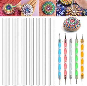 絵画 マンダラ ペン画 Amazon.co.jp: Kingsie ドット絵道具 13本セット マンダラドット