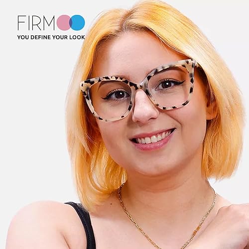 Miniatura 4 de Firmoo Lentes cuadrados con bloqueo de luz azul para mujereshombres, gafas de computadora, juegos, TV, teléfonos para pantallas, antifatiga ocular y