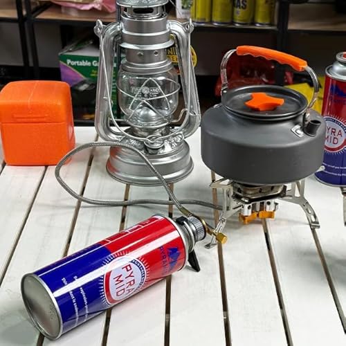 خرطوشة غاز للتخييم 220 مل – عبوة 2 قطعة، غاز بوتان للمواقد المحمولة والشوي والرحلات الخارجية، آمنة وسهلة الاستخدام