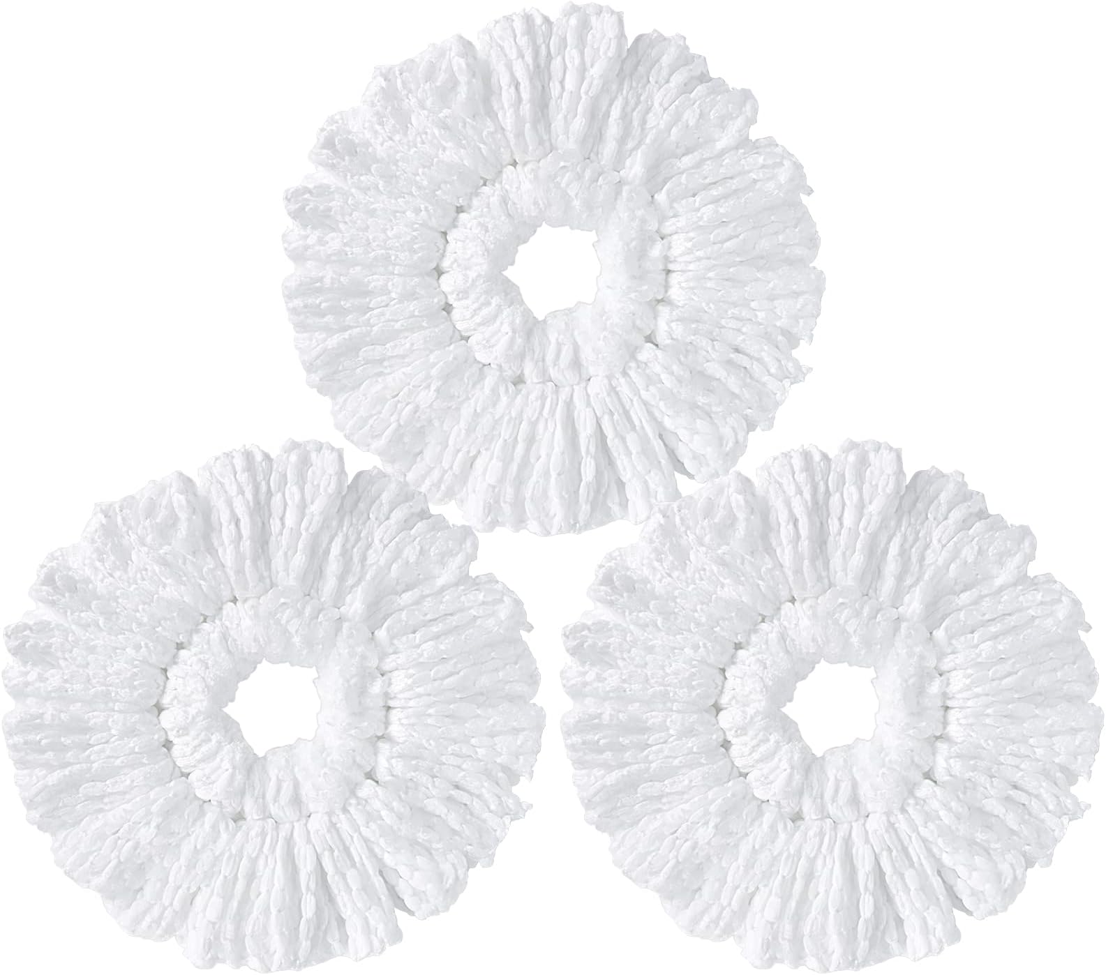6 Pk 6.3 inch Electric Mop Replacement Pads Compatible with