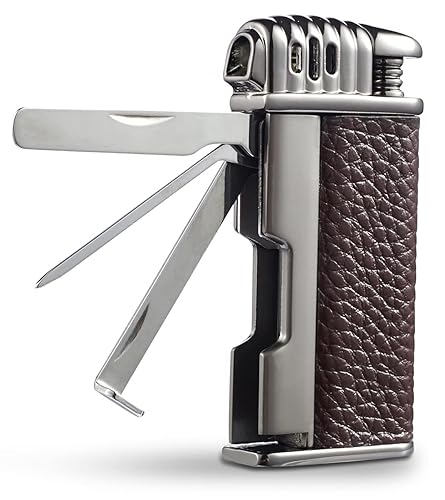 Urgrette 3 in 1 Pipe Lighter Butane Angled Soft Flame