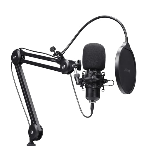 Microfono Pc Trust GXT270 Emita Ii Mic W/Arm - 16