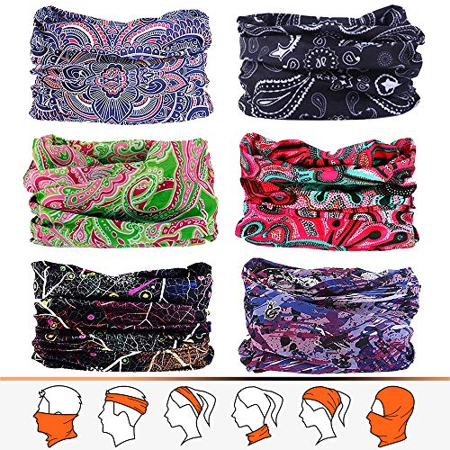 Image of JOEYOUNG Headwear, Bandana, Neck Gaiter Head Wrap Headband Balaclava Magic Scarf