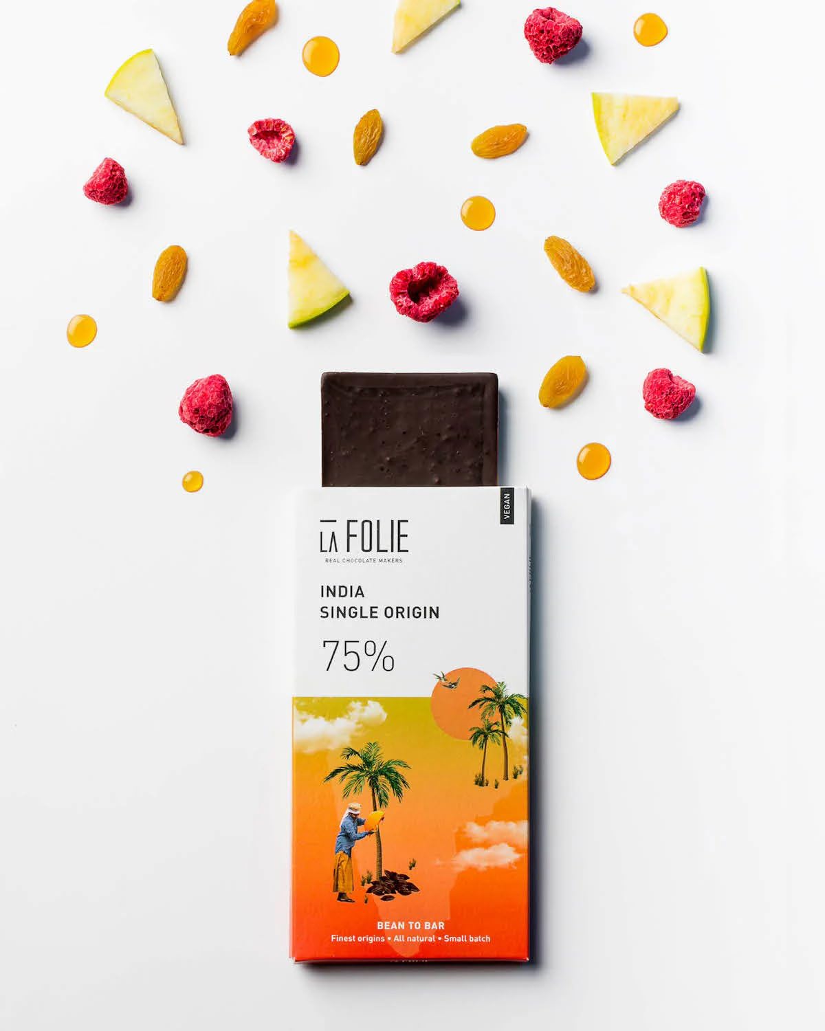 La Folie India Single Origin 75% Chocolate Bar 60gm (India Single Origin) (B0BMXCNHQ5) Amazon Price History, Amazon Price Tracker
