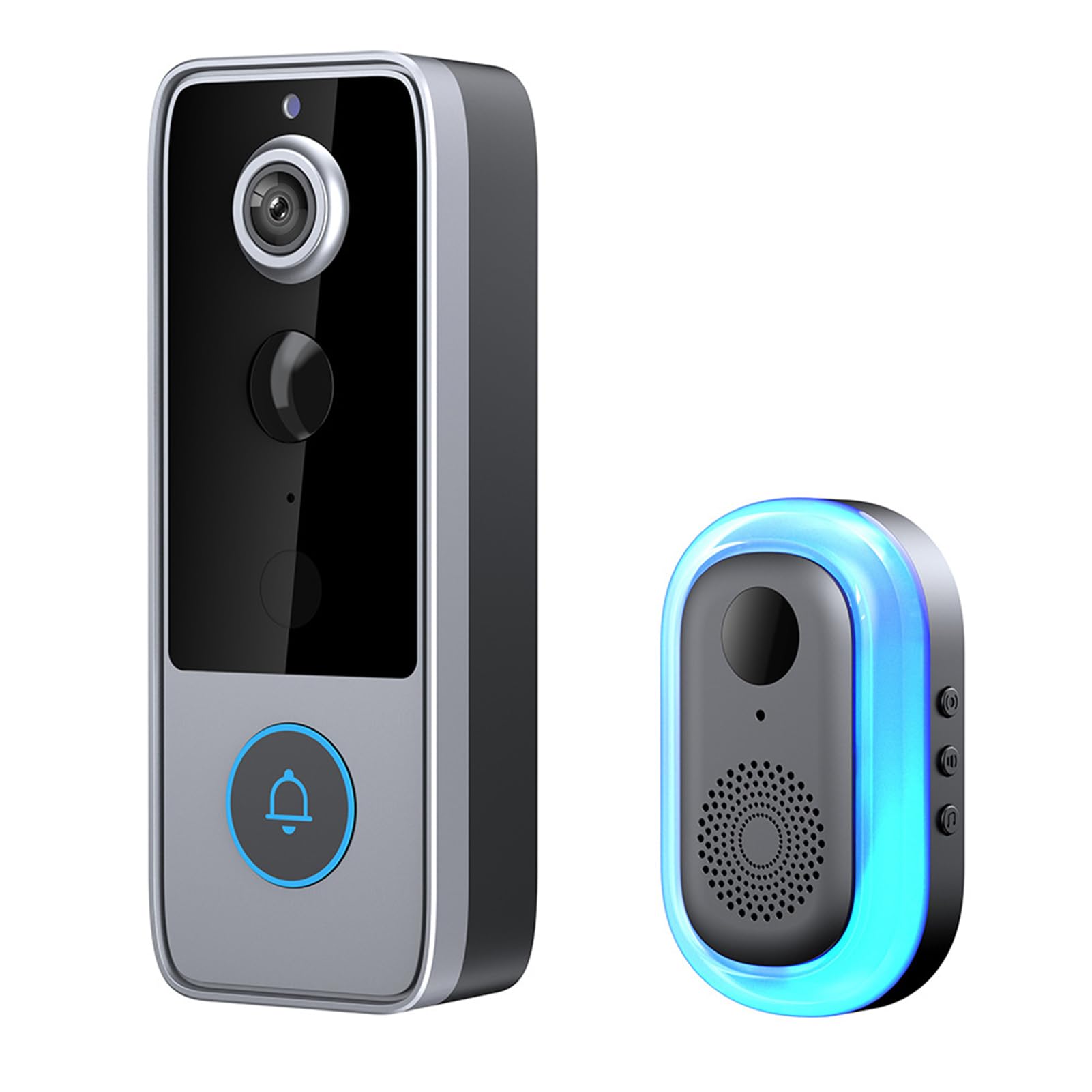 Yixannx M21 Video Doorbell With Pir Sensor And Rechargeable Battery Abs Smart,