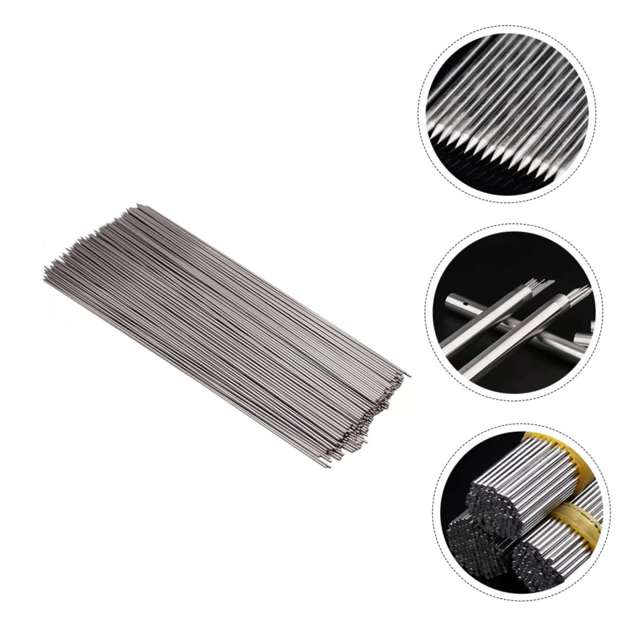 100piezas Brochetas Duraderas Inoxidable Para Barbacoa Utensilios Para Picnic Brochetas Color