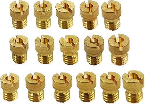 Miniatura 1 de labwork 16 piezas de carburador principal de repuesto para OKO CVK 90 92 95 98 100 105 108 110 115 120 125 130 135 140 145 150