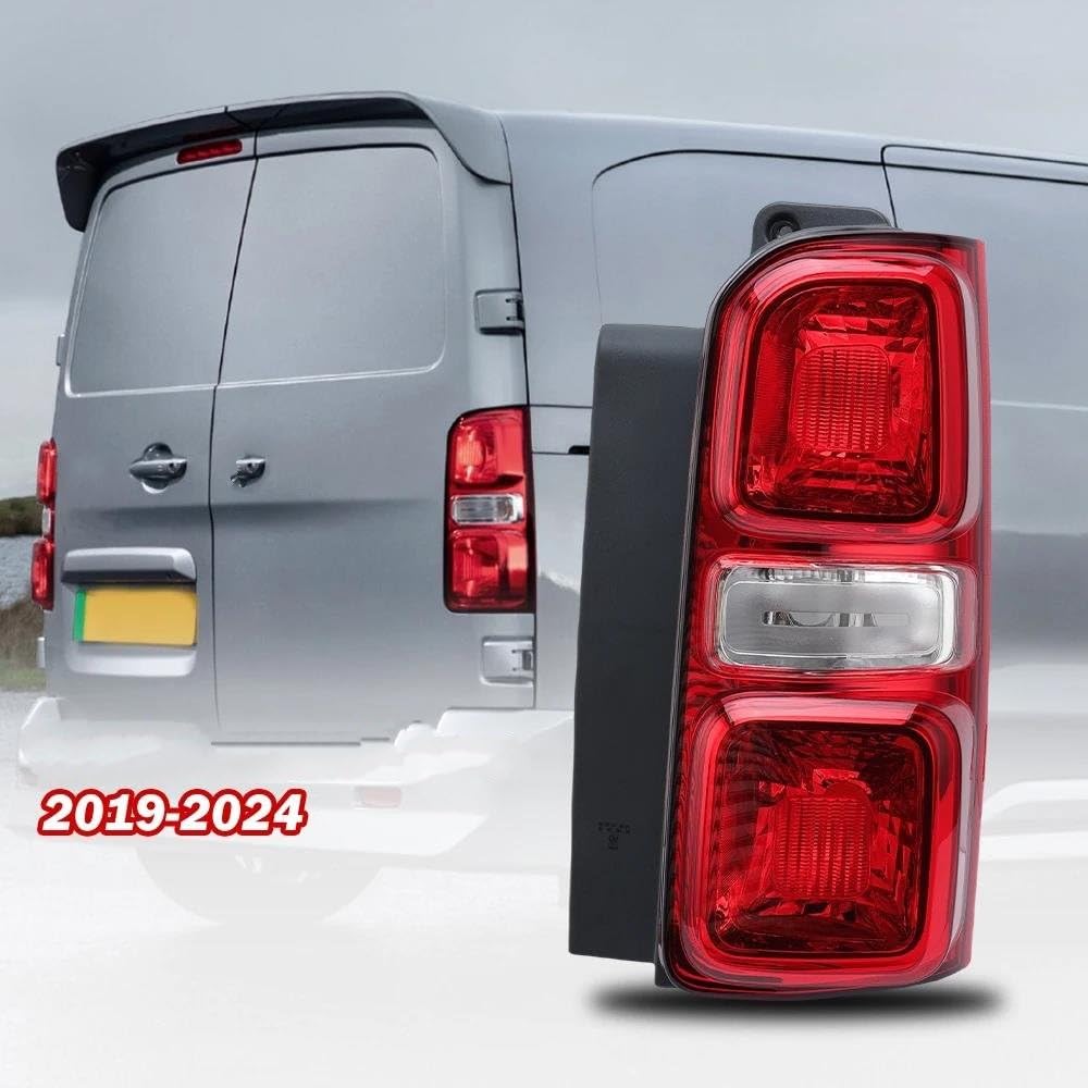 Montaje de luces traseras 1 Luz Trasera Izquierda/derecha Para Vauxhall Para Vivaro 2019-2024 Luz Trasera Para Peugeot Para Expert 2016-2024 Para Citroen Para Dispatch PILOTO TRASERO(Izquierda)