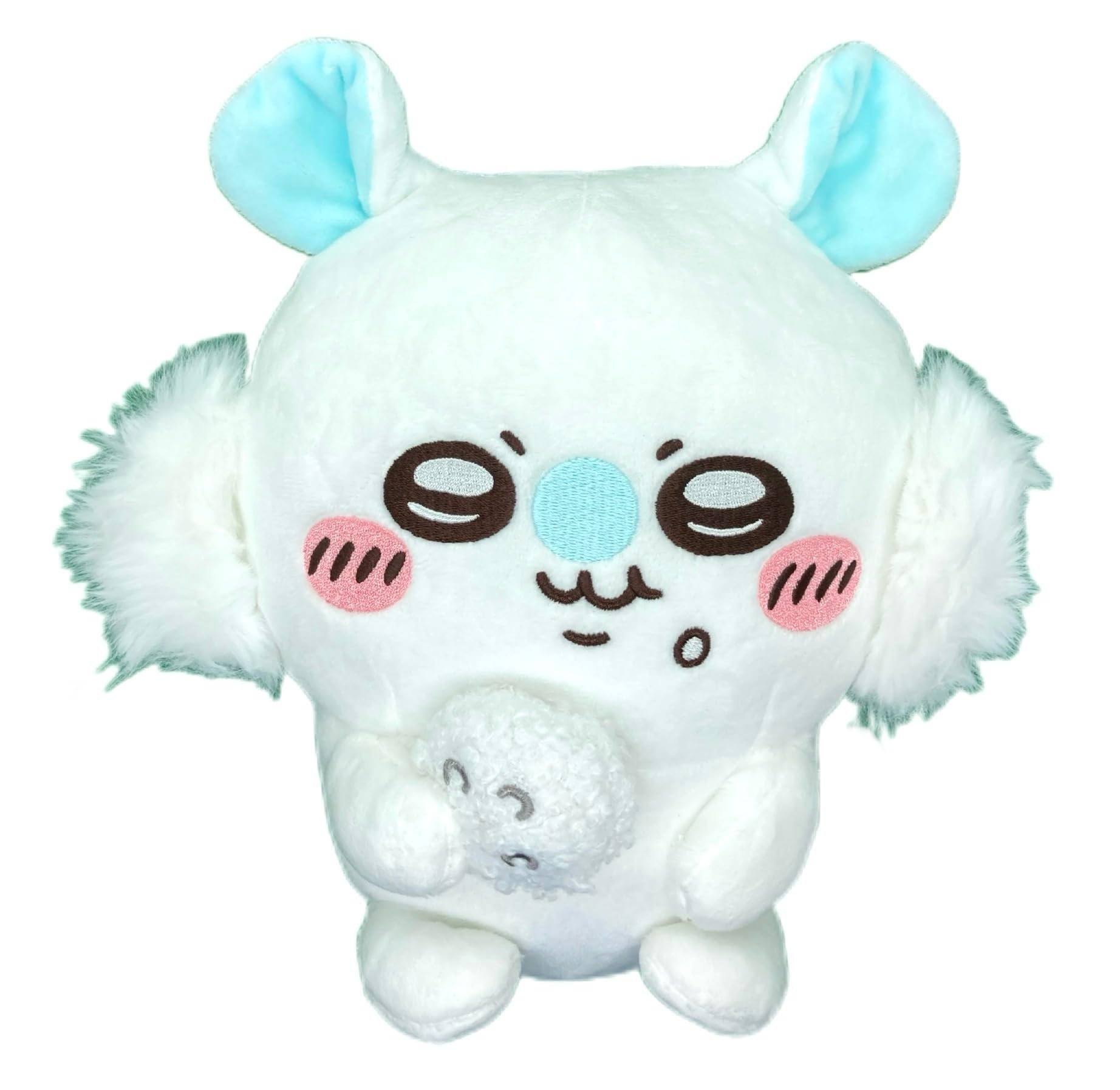 Chiikawa Momonga Plush Toy 7.9in Closed Mouth Polyester Stuffed Figure