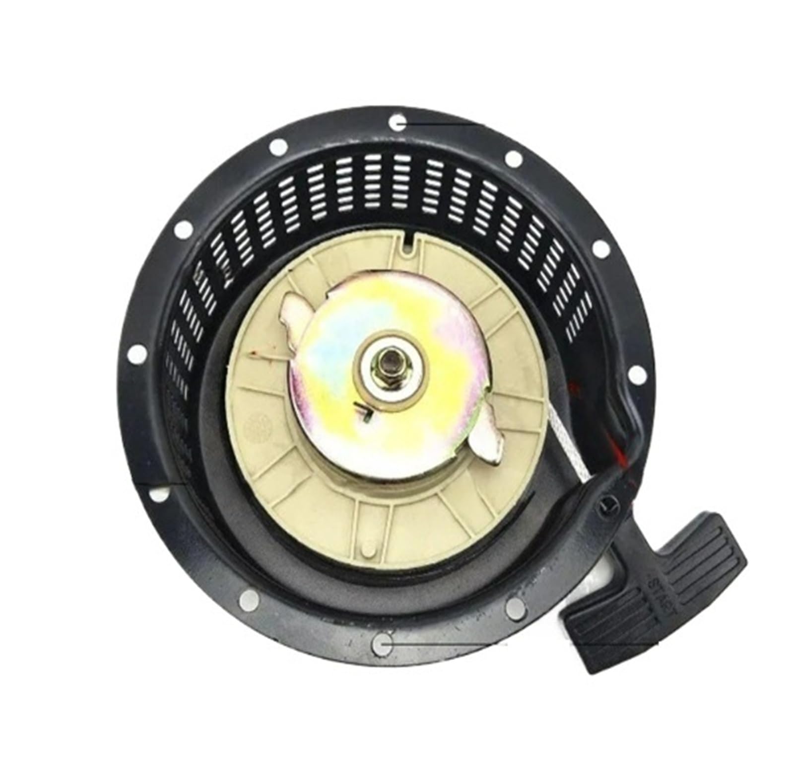 Arrancador de Retroceso L70 for motocultor/generador diésel L70/L60 de 6 HP. Incluye empuñadura, Cuerda de Arranque, Cubierta y Resorte de Retroceso.(Double Pawl Reverse)