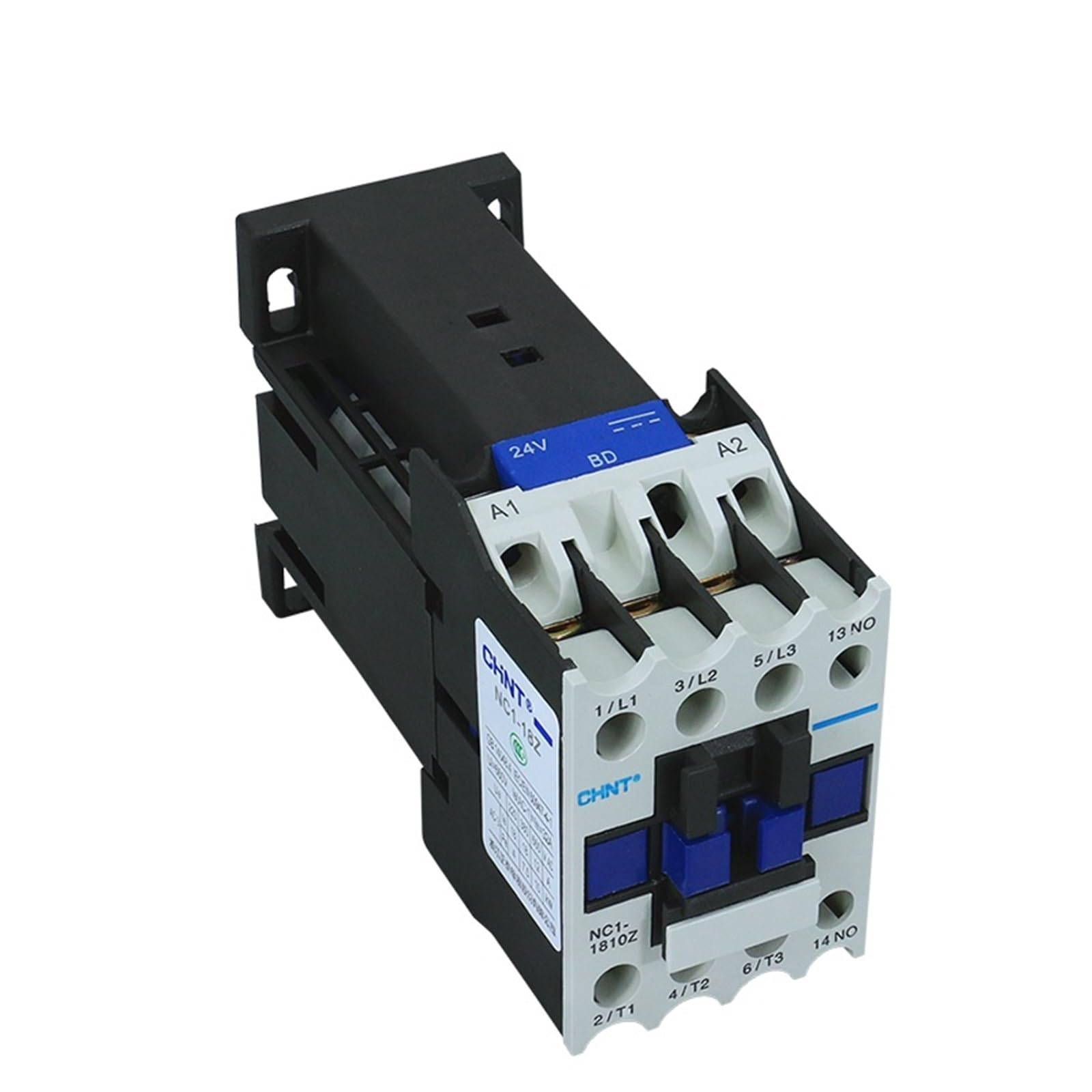 Przełącznik elektryczny do montażu na szynie przemysłowej NC1-2510Z 2501Z, 24 V DC, 36 V DC, 48 V DC, 110 V DC, 220 V, NC1-2510 2501 LC1, 1 szt. (Nc1-2501z DC, 48V)