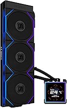 Lian Li Hydroshift II-S LCD 360TL ARGB Liquid CPU Cooler - 360mm AIO - 3.4" IPS LCD Square Screen - Daisy-Chain - Low-Noise - Intel LGA 1851/1700, AMD AM5/AM4-3X TL120 ARGB Fan - Black (HS2LCDS36TB)