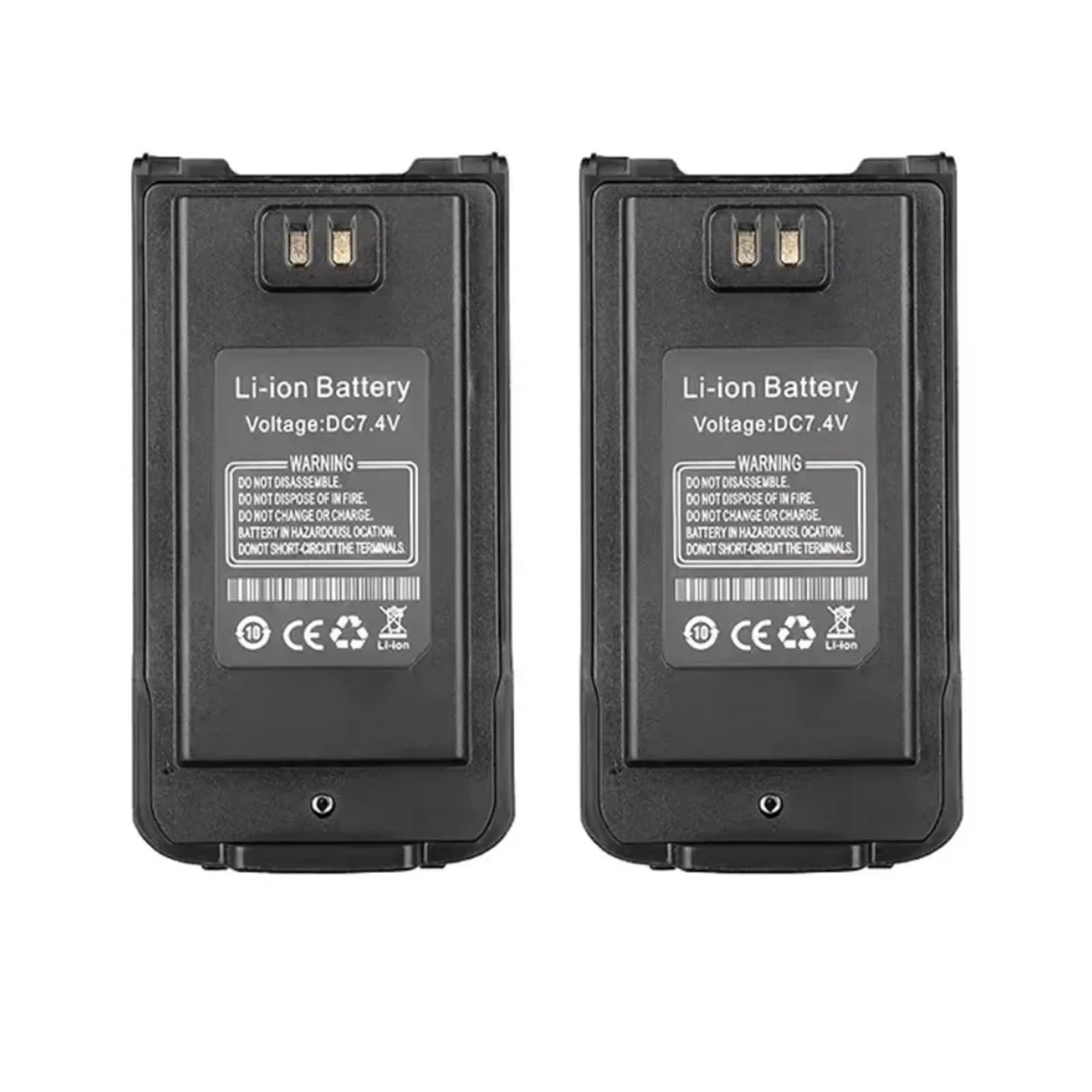 UV-S22 For UV68 Pro UV-68 98 S22 Radio Bidirezionale | Batteria di riserva di ricambio for radio esterna, sostituzione della batteria della radio bidirezionale(2 Battery 2 Line)