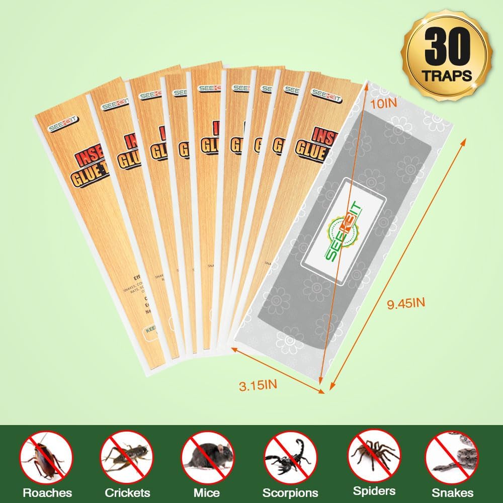 Ultimate Insect Solution: Review of 30 PCS Super Sticky Cricket Traps