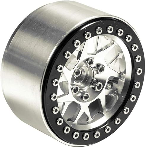 Miniatura 4 de 4 llantas de aleación Beadlock con bujes para 110 RC Wraith D90 1.378 in de ancho #7