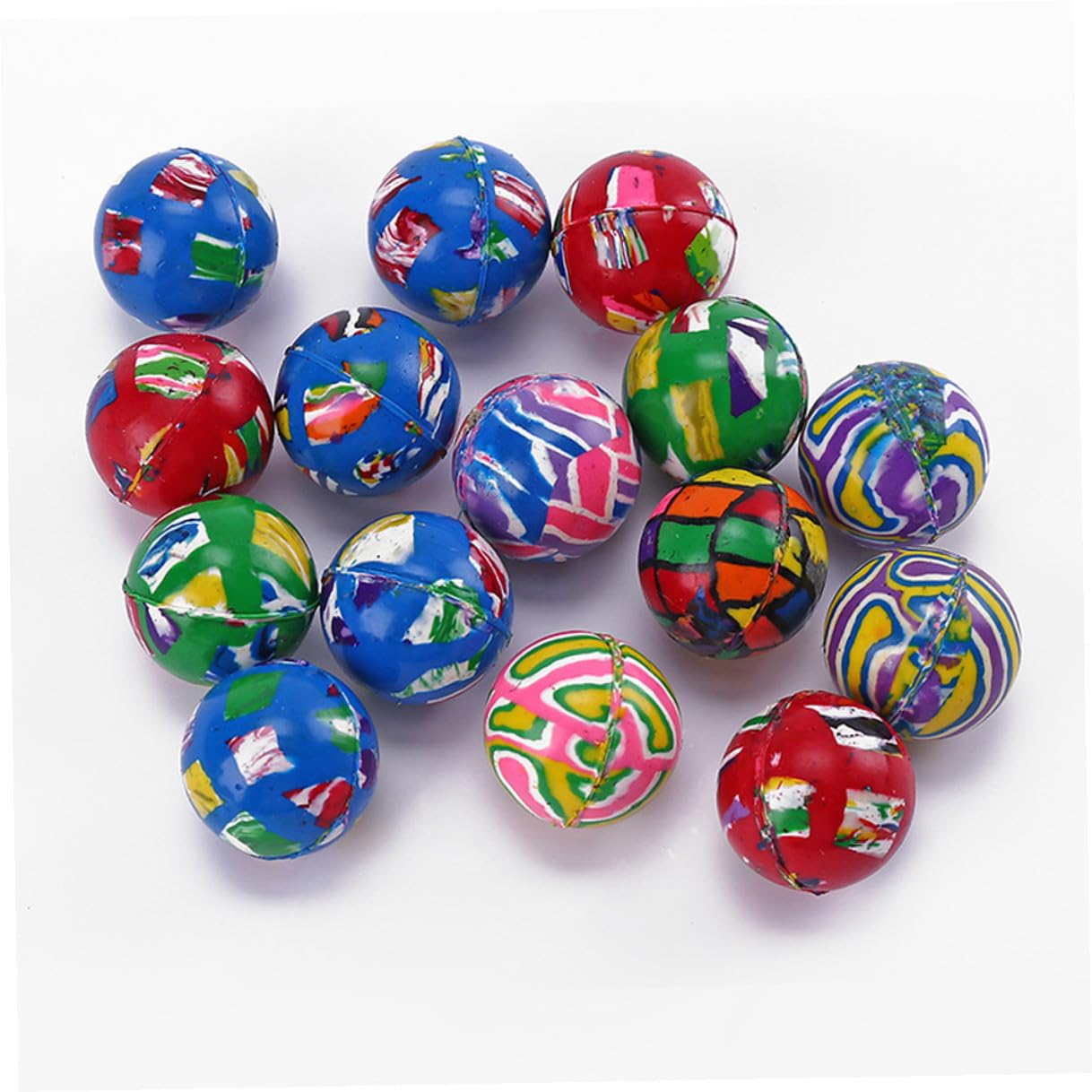 Totority Palla Rimbalzante in Gomma Morbida Giocattolo Divertente per Bambini Stili Multipli 100 Stili Multipli per Feste di Compleanno e Giochi All'aperto