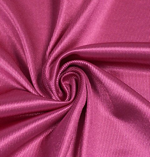 Polyester Dazzle Fabric Sports Mesh Fabric (Hot Pink Dark)