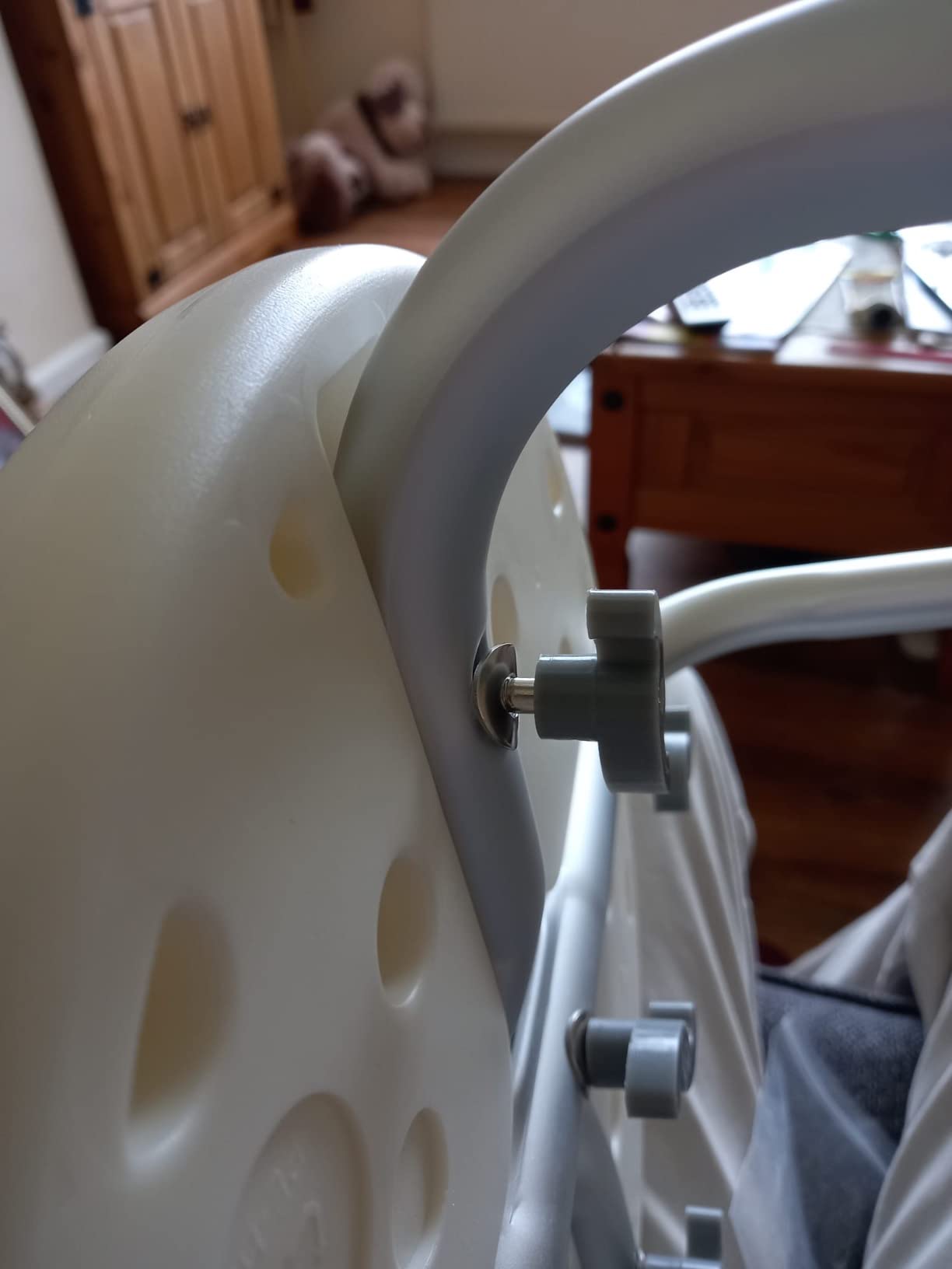 Panana Bathing Chair Shower Stool with Swivel Seat, Nonslip Adjustable