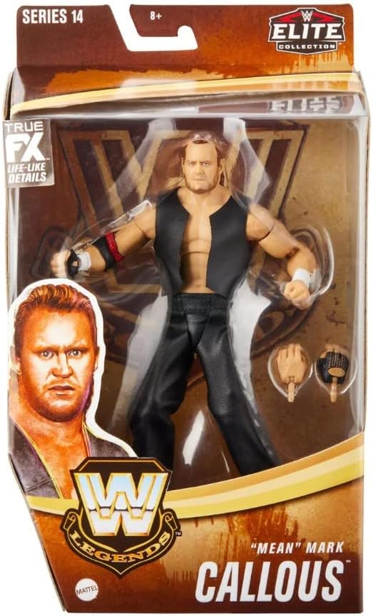 WWE Elite Legends Collection 6-inch Articulated Action Figure Series (Mean Mark Callous)