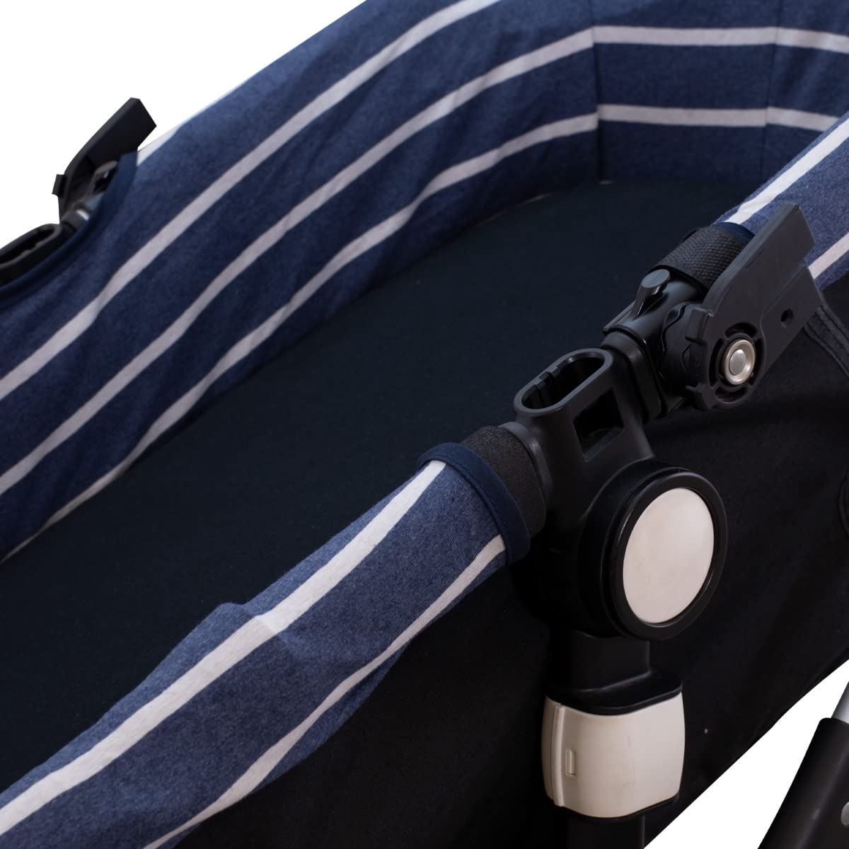 JYOKO KIDS Pokrowiec ochronny kompatybilny z fotelik dziecięcy do wózka dziecięcego (SAILOR STRIPES)