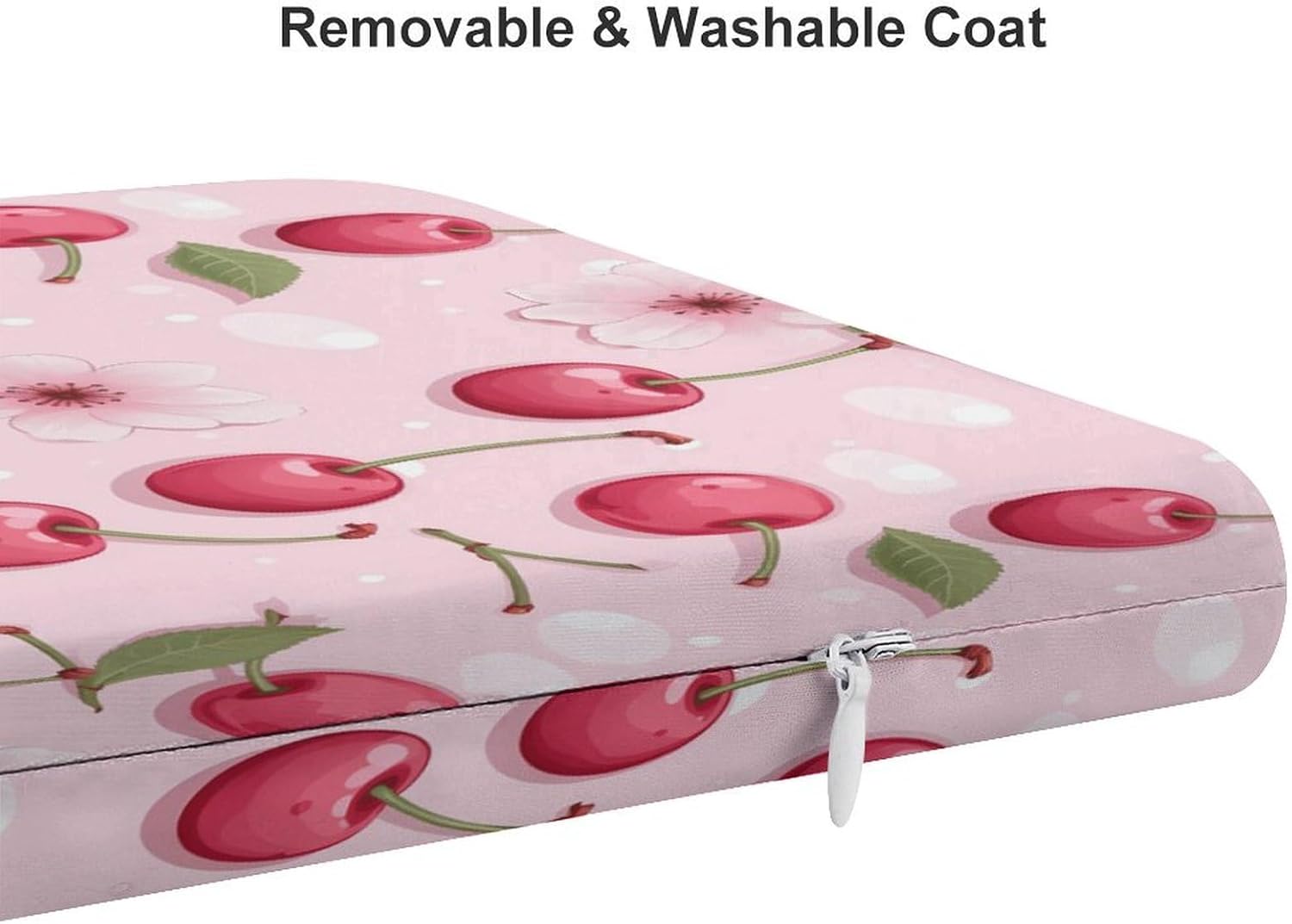 Cherry Floor Pillow Meditation Yoga Cushion Square Chair Cushion Pillows Seating for Adults