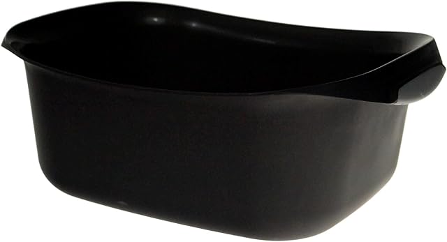 CURVER Urban Graphite High Grade 8 Litre Rectangle Plastic Washing Up Bowl Basin Kitchen