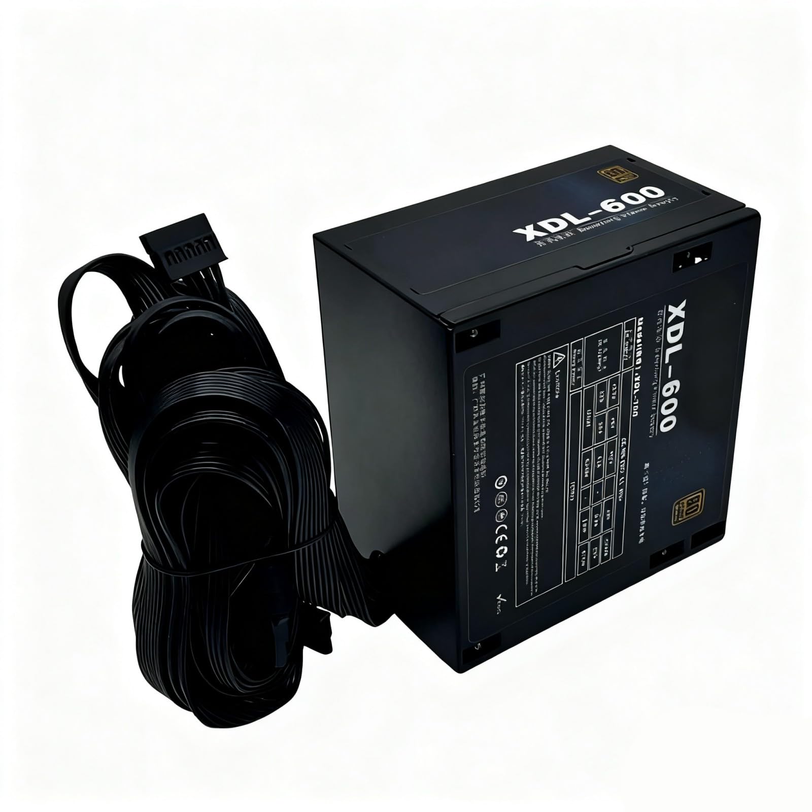 Computer Desktop 600W Alimentatore Ventilatore Silenzioso 24Pin Gaming Power Supply Accessori per la Grafica Multi Doppio Gpu Computer