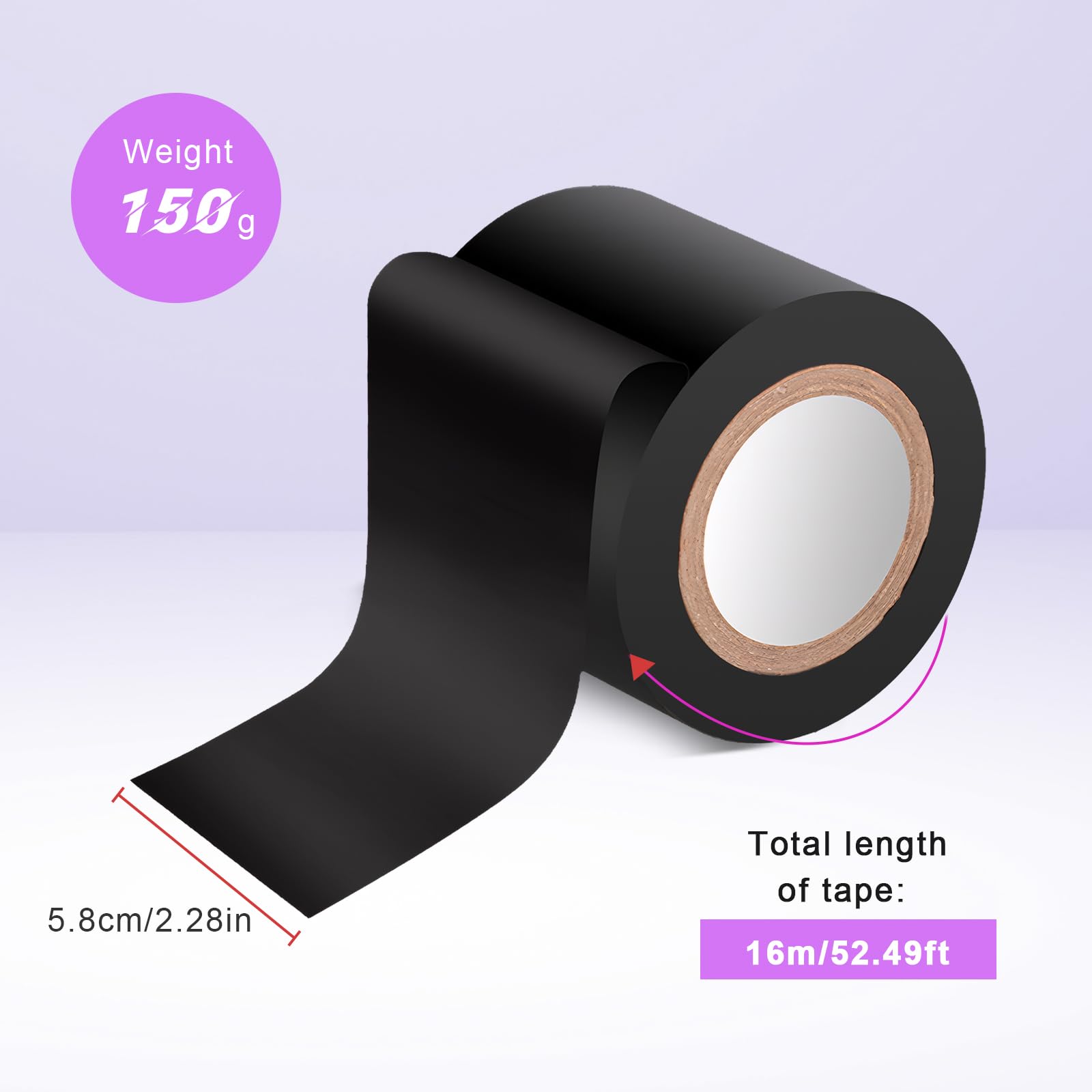 Qoosea Nastro di Vincolo BDSM Cinghia in PVC Statico Riutilizzabile per Coppie Lunghezza 52.49 Piedi Ideale per Giochi Sensuali e Avventure di Bondage(2 Pezzi)