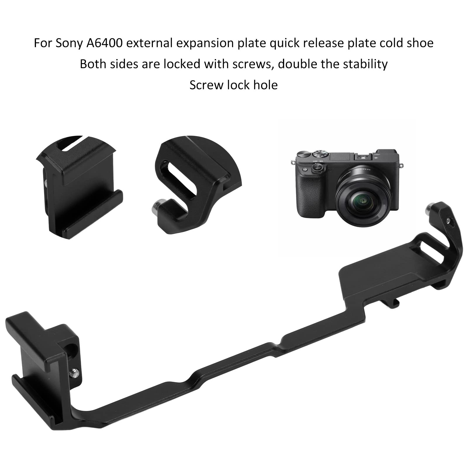 SONY a6400 ボディ コールドシュー付き Amazon | ダブルコールドシューマウント、A6400デュアルコールドシュー