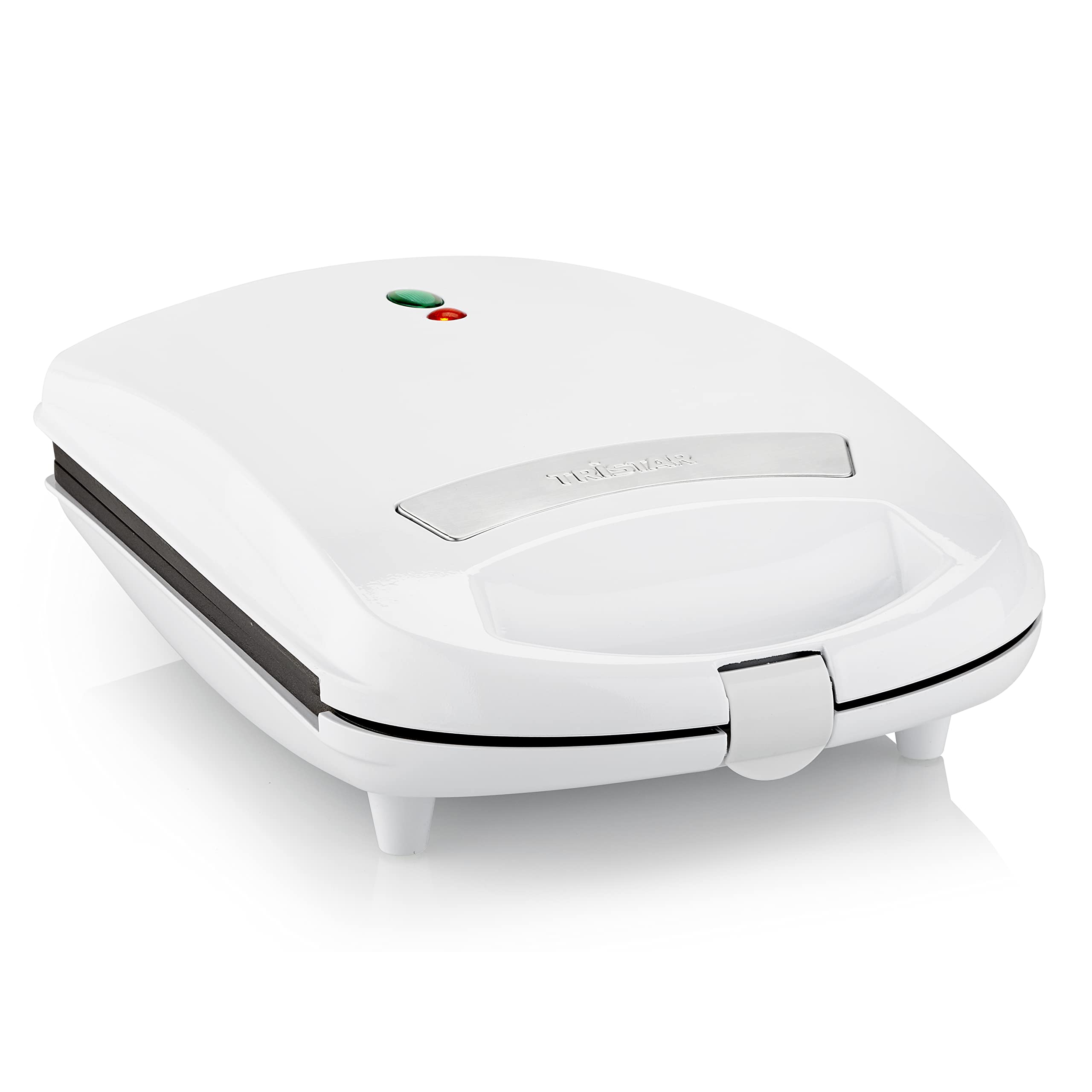 Tristar SA-3065 Sandwichera XL para 4 sándwiches, 1300 W, 26 x 24 cm, Negro/Blanco